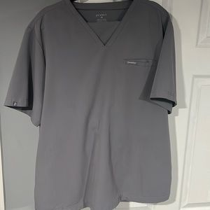 1XL men’s scrub set Jaanuu Grey Color